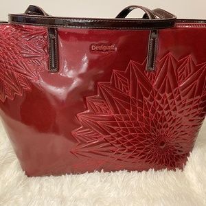Desigual Burgundy Purse